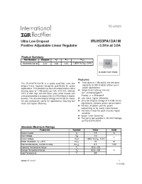 Datasheet IRUH33PA13A1M manufacturer IRF