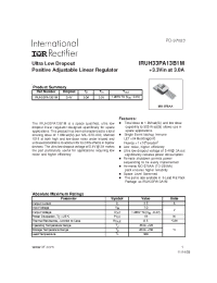 Datasheet IRUH33PA13B1M manufacturer IRF