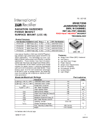 Datasheet JANSF2N7262U manufacturer IRF