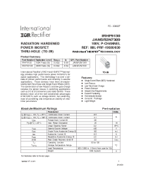 Datasheet JANSF2N7389 manufacturer IRF
