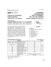 Datasheet JANSF2N7424 manufacturer IRF