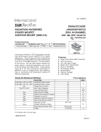 Datasheet JANSR2N7487U3 manufacturer IRF