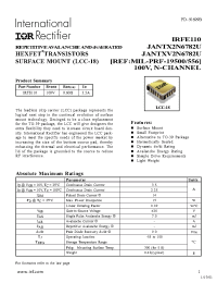 Datasheet JANTX2N6782U manufacturer IRF