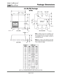 Datasheet MLPM-6PIN manufacturer IRF
