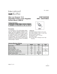 Datasheet OM7580SMX manufacturer IRF