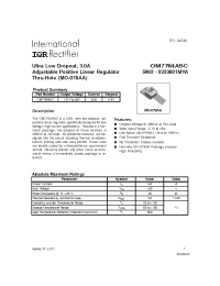 Datasheet OM7764ASC manufacturer IRF