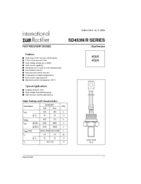Datasheet SD453N12S30MSC manufacturer IRF