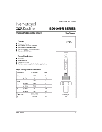 Datasheet SD500R45MSC manufacturer IRF