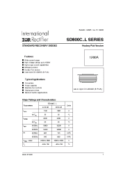 Datasheet SD800C45L manufacturer IRF