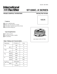 Datasheet ST1200C manufacturer IRF