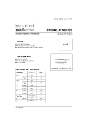 Datasheet ST230C08C1 manufacturer IRF