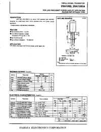 Datasheet 2SA1282A manufacturer Isahaya