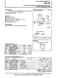 Datasheet 2SA1369 manufacturer Isahaya