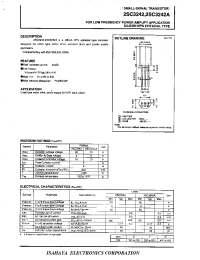Datasheet 2SC3242 manufacturer Isahaya