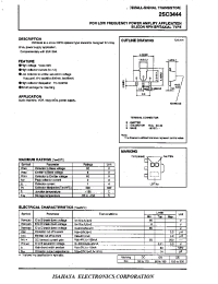 Datasheet 2SC3444 manufacturer Isahaya