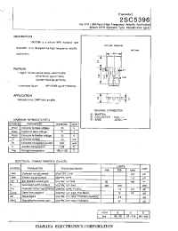 Datasheet 2SC5396 manufacturer Isahaya