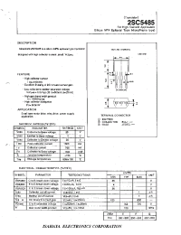 Datasheet 2SC5485 manufacturer Isahaya