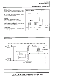 Datasheet VLA106-15242 manufacturer Isahaya