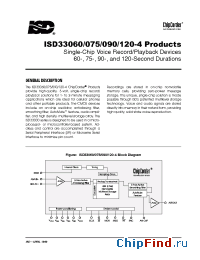 Datasheet ISD33060E manufacturer ISD