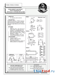 Datasheet TLP621-4 manufacturer Isocom