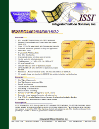 Datasheet IS23C4402 manufacturer ISSI