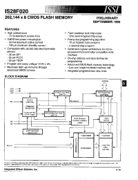 Datasheet IS28F020-70PL manufacturer ISSI