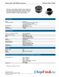 Datasheet 121668-0220 manufacturer ITT
