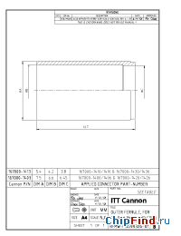 Datasheet 167000-1403 manufacturer ITT