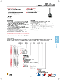Datasheet A10015RNZQ manufacturer ITT