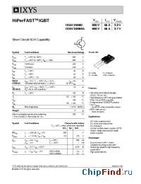 Datasheet 24N60 manufacturer IXYS