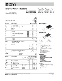 Datasheet 25N90 manufacturer IXYS