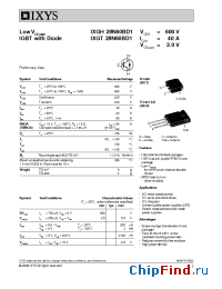 Datasheet 28N60BD1 manufacturer IXYS