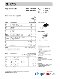Datasheet 35N100 manufacturer IXYS