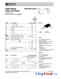 Datasheet 35N120AU1 manufacturer IXYS