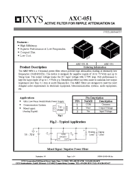 Datasheet AXC-051-R manufacturer IXYS