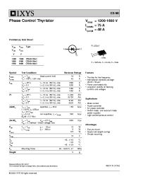 Datasheet CS60-12IO1 manufacturer IXYS
