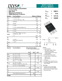 Datasheet DE475-102N21A manufacturer IXYS