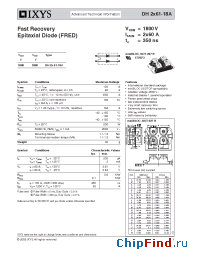 Datasheet DH2x61-18A manufacturer IXYS