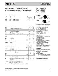 Datasheet DSEC29-02A manufacturer IXYS