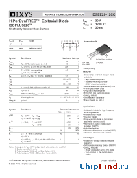 Datasheet DSEE29-12CC manufacturer IXYS