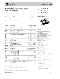 Datasheet DSEP2X61-12A manufacturer IXYS