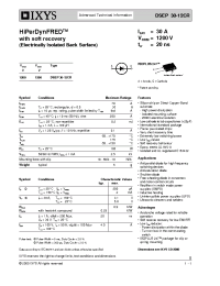 Datasheet DSEP30-12CR manufacturer IXYS