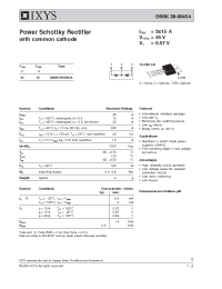Datasheet IRFP254 manufacturer IXYS