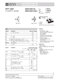Datasheet IXEN60N120D1 manufacturer IXYS