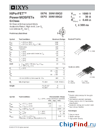 Datasheet IXFK30N100Q2 manufacturer IXYS