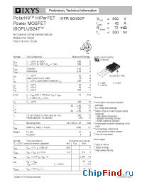 Datasheet IXFR80N50P manufacturer IXYS