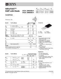 Datasheet IXGK50N50BU1 manufacturer IXYS