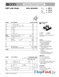 Datasheet IXGN80N30BD1 manufacturer IXYS