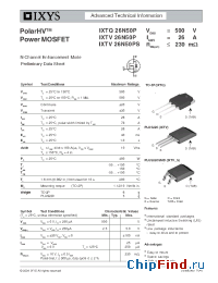Datasheet IXTV26N50P manufacturer IXYS