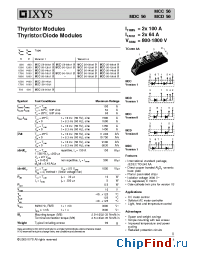 Datasheet MCD56-18I08B manufacturer IXYS